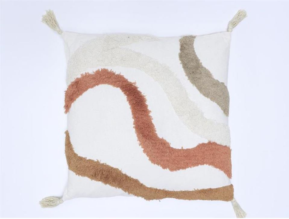 Cojín Polialgodon Marron 45x45 B